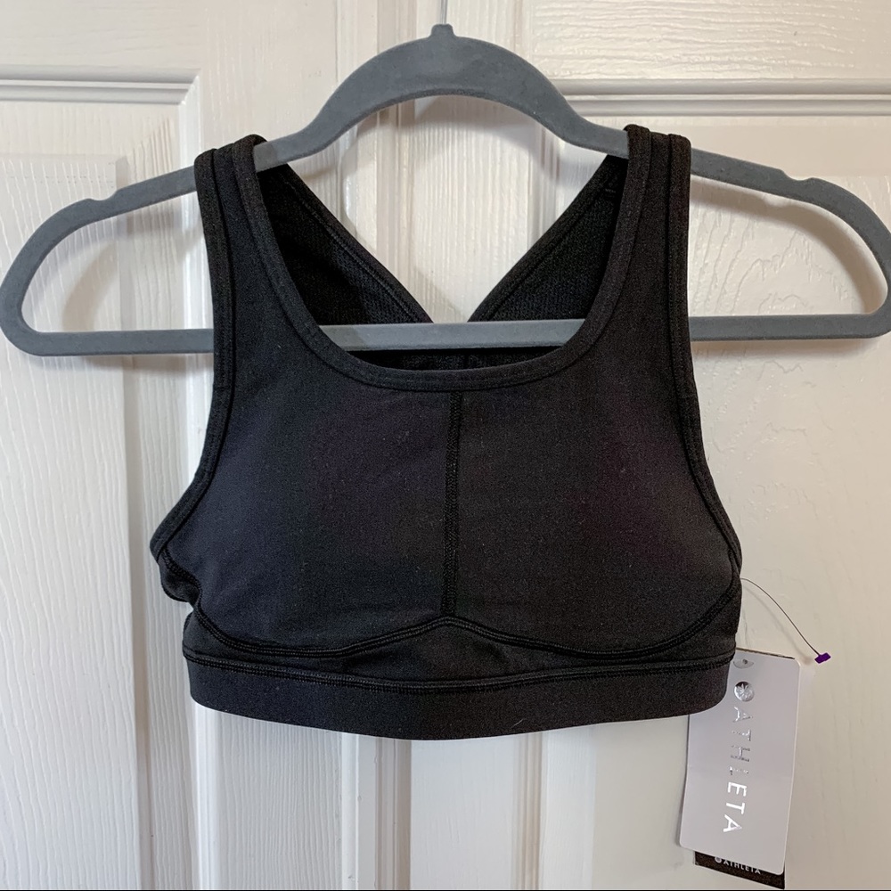 NWT XS Athleta Stealth Sports Bra